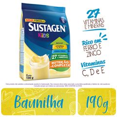 Complemento Alimentar Sustagen Kids Sabor Baunilha Sachê 190g