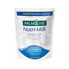 Sabonete Líquido Palmolive Hidratante Nutrimilk Refil 200ml