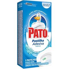 Pato Pastilha Adesiva Fresh Com 3