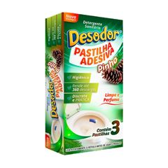 Desodor Pastilha Adesiva Pinho