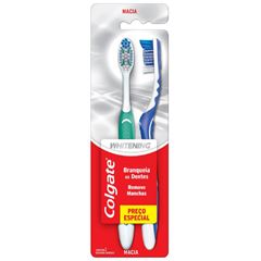 Escova Dental Colgate Whitening Pack com 2 unidades