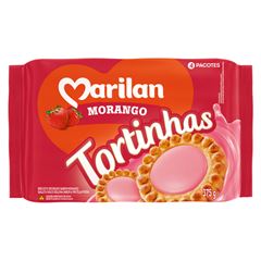 Biscoito Marilan Tortinha Morango 375g