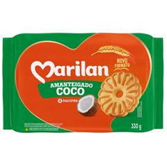 Biscoito Marilan Amanteigado Côco 330g