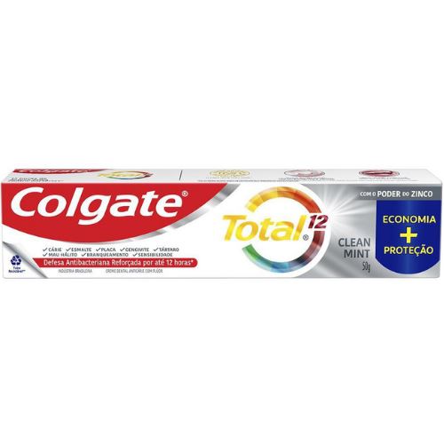 Creme Dental Colgate Total 12 Clean Mint 50g
