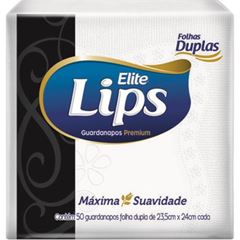 Guardanapo Elite Lips Folha Dupla Pequeno com 50 unidades