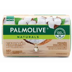 Sabonete Barra Palmolive Naturals Esfoliação Suave Coco 85g