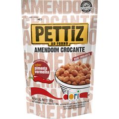 Amendoim Salgado Pettiz Pimenta Vermelha Crocante Pouch 180g