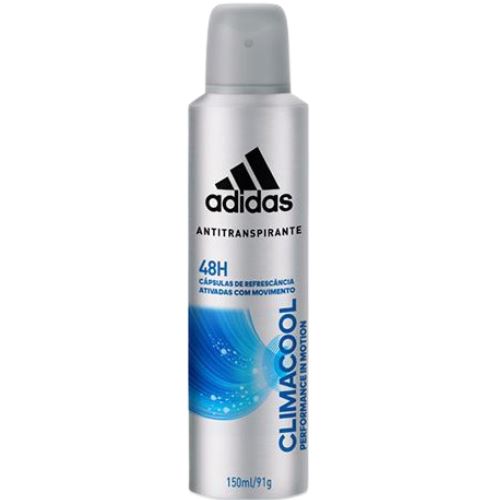 Desodorante Aerossol Adidas Antitranspirante 48hs Climacool Masculino 150ml