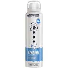 Desodorante Aerossol Monange Antitranspirante Sensível 90g