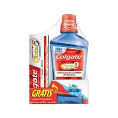Kit Colgate: Na Compra de um Enxaguante Bucal Total 12 500ml Grátis um Creme Dental Total 12 Clean Mint 90g