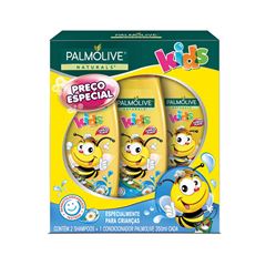 Kit Infantil Palmolive Naturals Kids 2 Shampoos + 1 Condicionador 350ml