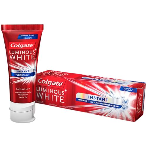 creme dental colgate luminous white instant 70g