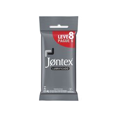 Preservativo Jontex Lubrificado Sensitive Leve 8 Pague 6 und