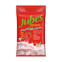 Jubes Fruit Snacks Iogurte & Morango 60g