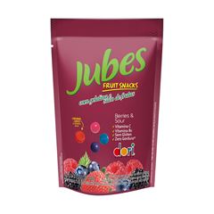 Jubes Fruit Snacks Berry & Sour 100g