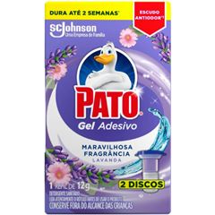 Pato Gel Adesivo Lavanda Refil 2 Discos
