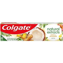 Creme Dental Colgate Extracts Natural Detox Coco e Gengibre 90g