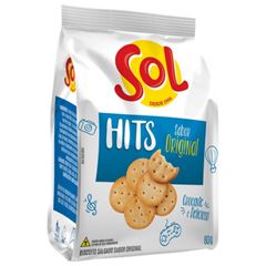 Biscoito Salgado Sol Hits Original 80g