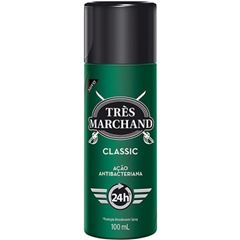 Desodorante Spray Três Marchand Classic 100ml