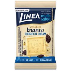 Mini Chocolate Branco Linea Cookies N Cream 13g