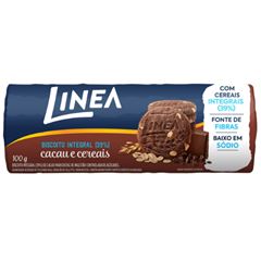 Biscoito Linea Integral Cacau e Cereais 120g