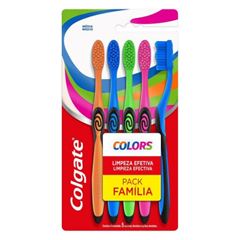 Pro Escova Dental Colgate Colors  5pk