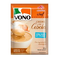 Sopa Vono Chef Creme de Cebola Sodio Reduzido 58g