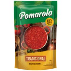 Molho de Tomate Pomarola Tradicional Sache 320g
