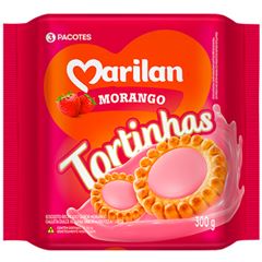 Biscoito Marilan Tortinha Morango 300g