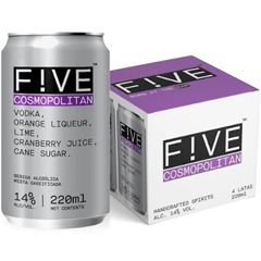 Cosmopolitan Five Drinks Pack com 4 latas de 220ml