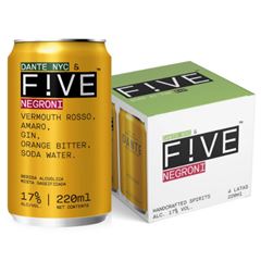 Negroni Five Drinks Pack com 4 latas de 220ml