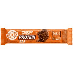 Barra De Proteína Nutry Crispy Chocolate 30g com 3 und
