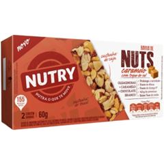 Barra Nuts Nutry Caramelo 30g com 2 und