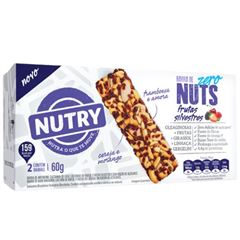 Barra Nuts Nutry Zero Frutas Silvestre 30g com 2 und