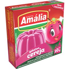 Gelatina Santa Amalia Cereja 20g