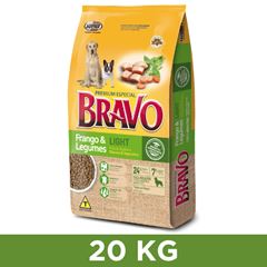 Ração Bravo Frango e Legumes Light 20kg