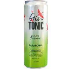 Gin Tonica Limão Siciliano Paramana 355ml