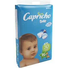 Fralda Capricho Baby Hiper EG com 50 unidades