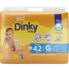 Fralda Dinky Baby Mega G com 42 unidades