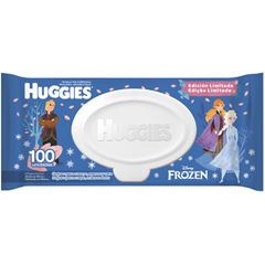Toalha Umedecida Huggies Frozen com 100 lenços