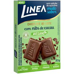 Chocolate Vegano Leite com Nibs 30g