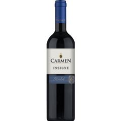 Vinho Carmen Insigne Merlot Central D.O. Tinto Safra 2021 750ml