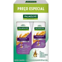 Kit Palmolive Naturals Lisos Radiantes  1 Shampoo + 1 Condicionador 350ml
