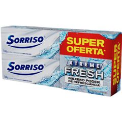 Creme Dental Sorriso Xtreme Fresh Xtra Forte Pack com 2 de 140G