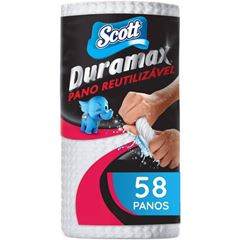 Panos Scott Duramax Pano Multiuso de Limpeza Diária Branco com 1 und