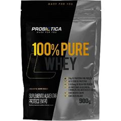 100% Pure Whey Probiotica Iogurte com Coco Refil com 900grs