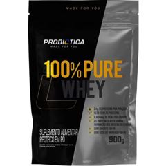 100% Pure Whey Probiotica Iogurte com Limão Refil com 900grs
