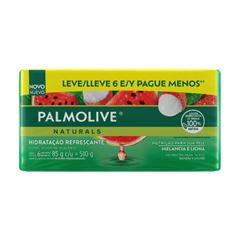 Sabonete Palmolive Naturals Melancia e Lichia pack com 6 de 85g