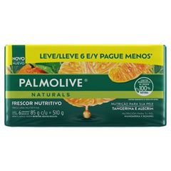 Sabonete Palmolive Tangerina e Alecrim pack com 6 de 85g