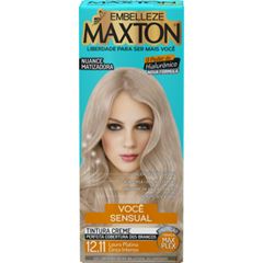 Maxton Tintura em Creme Louro Platinado Cinza Intenso 12.11